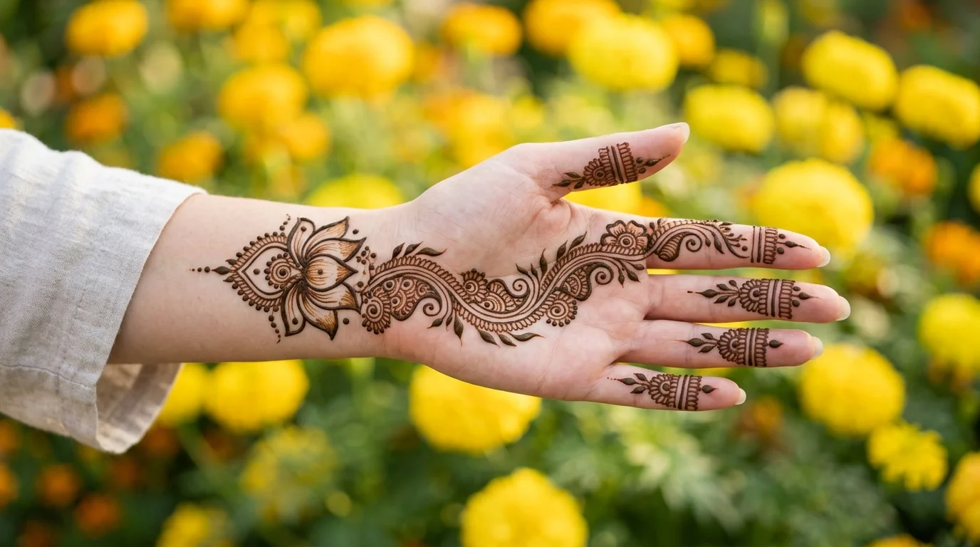 Foot Mehndi Design