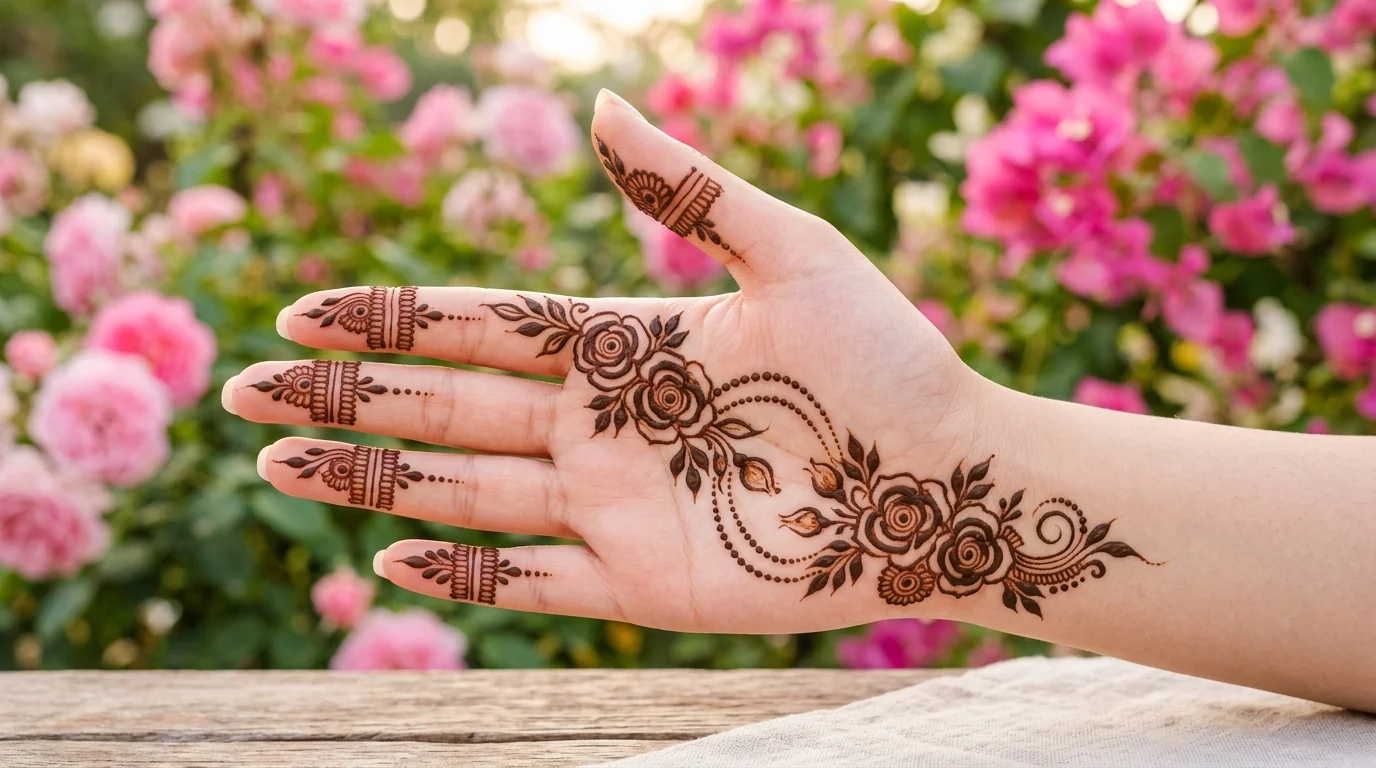 Front Hand Mehndi Design
