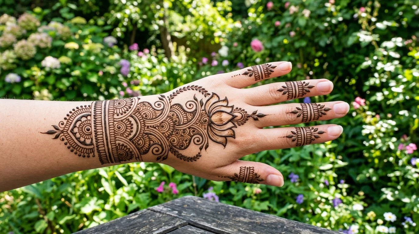 Full Hand Mehndi Design