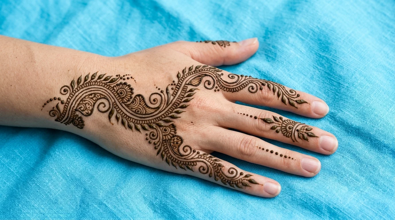 Finger Mehndi Design